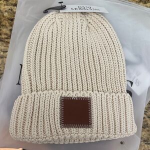 Cream Knit Beanie